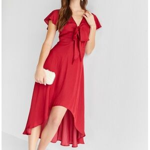 Courtney Front Tie Midi Dress